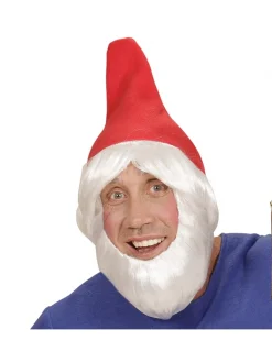 WIDMANN Bonnet Avec Barbe Et Perruque Pour Nain De Jardin