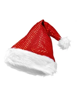 WIDMANN Bonnet De Noël Pailleté Rouge Ou Bleu