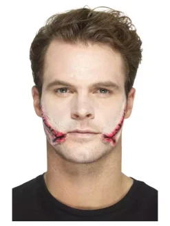 Smiffys Bouche Cousue En Latex (prothèse Avec Adhésif) -Halloween Soldes Boutique bouche cousue en latex prothese avec adhesif 2