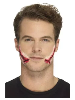 Smiffys Bouche Cousue En Latex (prothèse Avec Adhésif) -Halloween Soldes Boutique bouche cousue en latex prothese avec adhesif 3