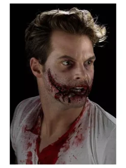 Smiffys Bouche Cousue En Latex (prothèse Avec Adhésif) -Halloween Soldes Boutique bouche cousue en latex prothese avec adhesif 5