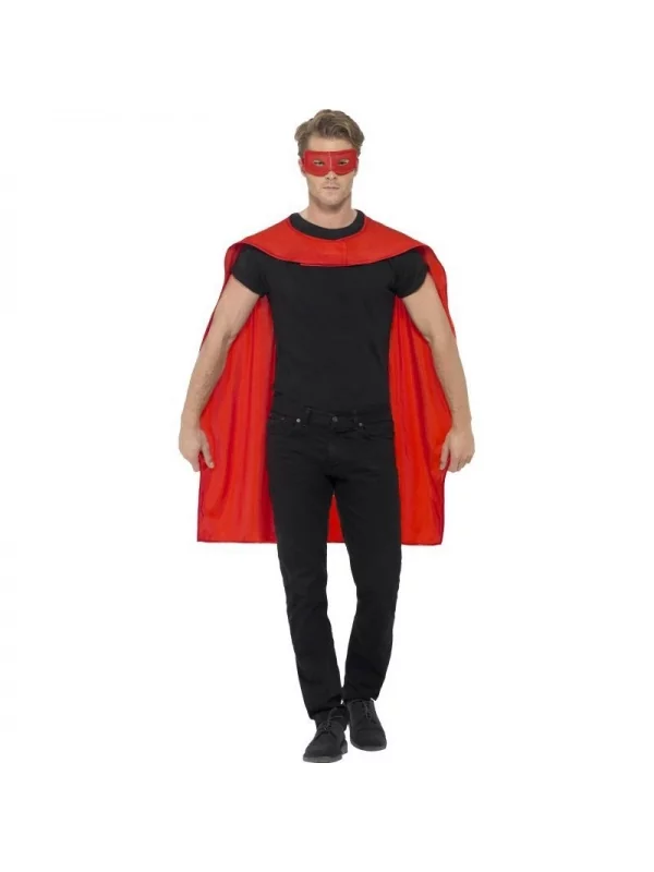 Smiffys Cape Avec Masque Rouge 3 Smiffys Cape Avec Masque Rouge