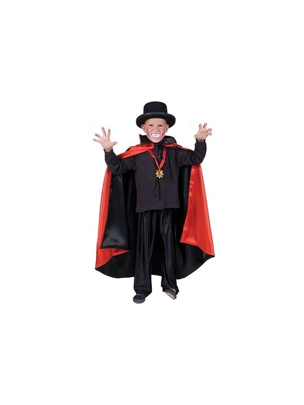 Cape Enfant Réversible Rouge Et Noire 4 Cape Enfant Réversible Rouge Et Noire – Image 2