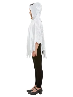 Smiffys Cape Fantôme Blanc Avec Capuche (enfant, Mixte) -Halloween Soldes Boutique cape fantome blanc avec capuche enfant mixte 2