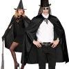 WIDMANN Cape Noire Adulte 110 Cm -Halloween Soldes Boutique cape noire adulte 110 cm