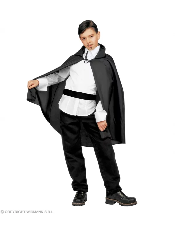 WIDMANN Cape Noire Taille Enfant - 90 Cm 4 WIDMANN Cape Noire Taille Enfant - 90 Cm – Image 2