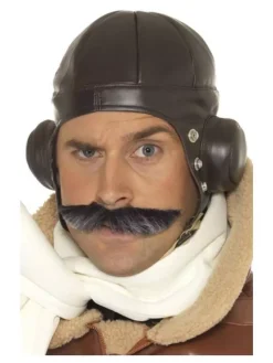 Smiffys Casque Aviateur Rétro Marron