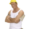 Casque De Chantier Jaune Adulte En Pvc -Halloween Soldes Boutique casque de chantier jaune adulte en pvc