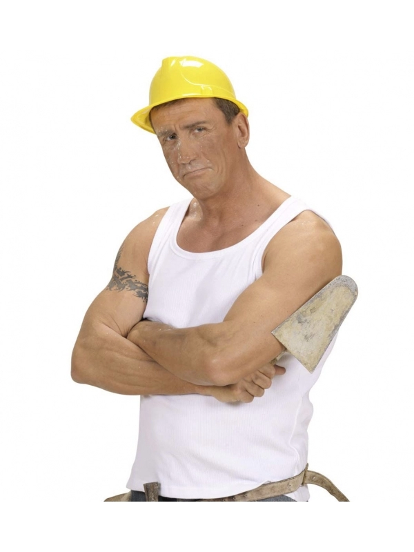 Casque De Chantier Jaune Adulte En Pvc 3 Casque De Chantier Jaune Adulte En Pvc