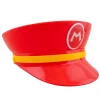 ESPA - Funny Fashion Casquette Mario Rouge En PVC Pour Adulte -Halloween Soldes Boutique casquette mario rouge en pvc pour adulte
