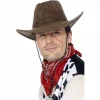 Smiffys Chapeau Cow-boy Marron Suède -Halloween Soldes Boutique chapeau cow boy marron suede