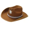 WIDMANN Chapeau De Shérif Adulte, Noir Ou Marron -Halloween Soldes Boutique chapeau de sherif adulte noir ou marron
