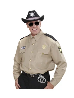 WIDMANN Chapeau De Shérif Adulte, Noir Ou Marron -Halloween Soldes Boutique chapeau de sherif adulte noir ou marron 3