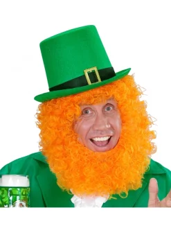 WIDMANN Chapeau Haut De Forme Vert, Saint-Patrick Avec Ruban Noir -Halloween Soldes Boutique chapeau haut de forme vert saint patrick avec ruban noir 3