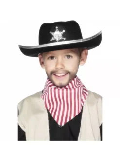 Smiffys Chapeau Shérif Enfant Noir
