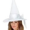 Smiffys Chapeau Sorcière Blanc, DELUXE, Femme 2 Smiffys Chapeau Sorcière Blanc, DELUXE, Femme -Halloween Soldes Boutique chapeau sorciere blanc deluxe femme