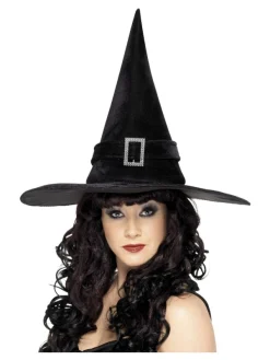 Smiffys Chapeau Sorcière Boucle Diamant