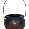 Chaudron Sorcière Avec Flammes 15 Cm -Halloween Soldes Boutique chaudron sorciere avec flammes 15 cm