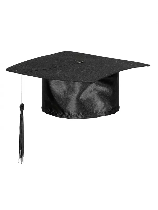 WIDMANN Coiffe De Lauréat En Satin Noir - Adulte 5 WIDMANN Coiffe De Lauréat En Satin Noir - Adulte – Image 3