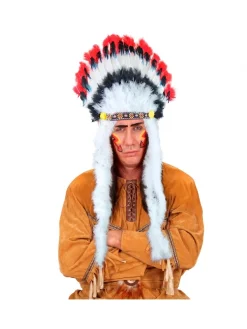 Coiffe Plumes, Chef Indien 7 Coiffe Plumes, Chef Indien -Halloween Soldes Boutique coiffe plumes chef indien 2