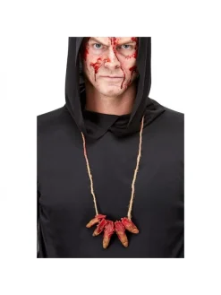 Smiffys Collier Doigts Coupés- Latex