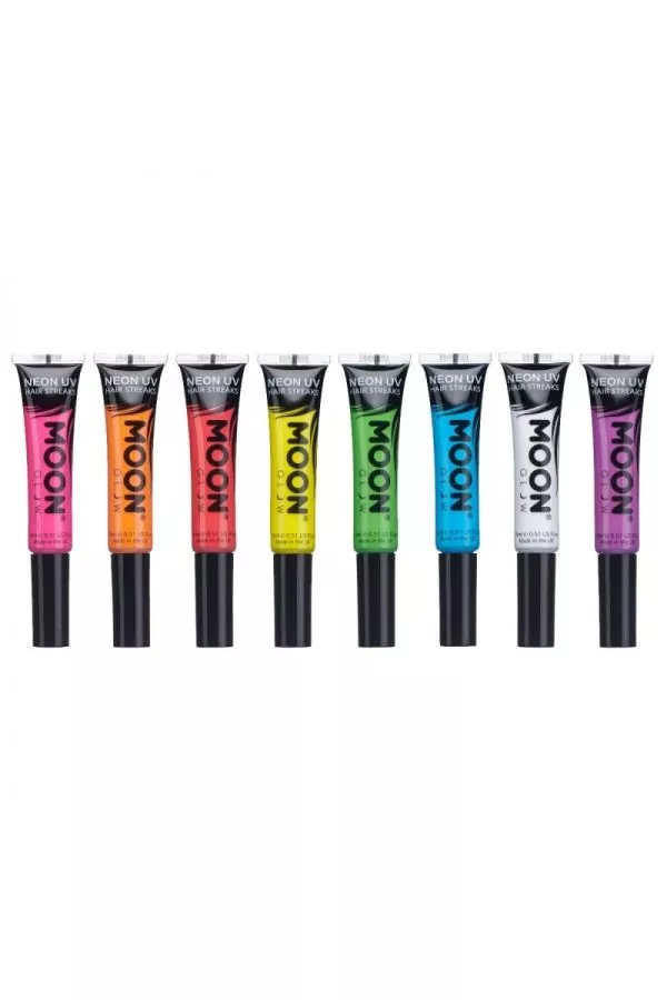 Smiffys Coloration Mèches De Cheveux UV Néon Violet– Moon Glow 6 Smiffys Coloration Mèches De Cheveux UV Néon Violet– Moon Glow – Image 4