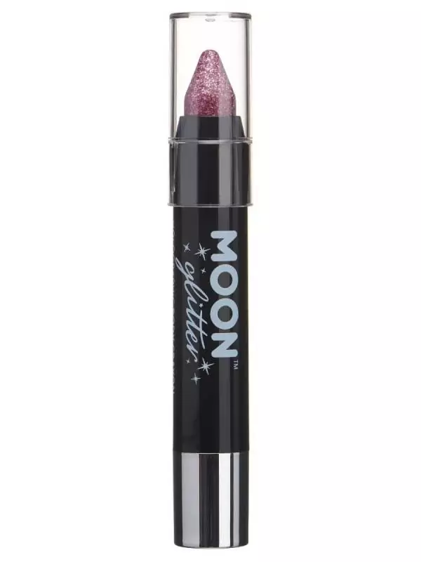 Smiffys Crayon Pour Le Corps à Paillettes Holographiques Rose – Moon Glitter, 3,5g 5 Smiffys Crayon Pour Le Corps à Paillettes Holographiques Rose – Moon Glitter, 3,5g – Image 3