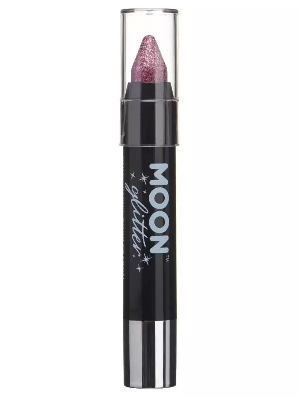 Smiffys Crayon Pour Le Corps à Paillettes Holographiques Rose – Moon Glitter, 3,5g 3 Smiffys Crayon Pour Le Corps à Paillettes Holographiques Rose – Moon Glitter, 3,5g