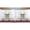 ESPA - Funny Fashion Décoration Halloween, 2 Taies D'oreiller 81cm Squelette