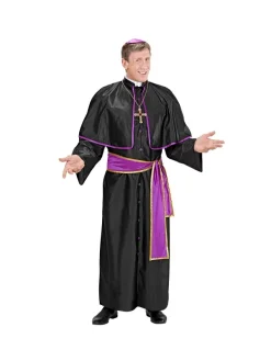 WIDMANN Déguisement Cardinal Homme Noir Et Violet