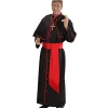 WIDMANN Déguisement Cardinal Noir Et Rouge Homme -Halloween Soldes Boutique deguisement cardinal noir et rouge homme