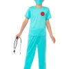 Smiffys Déguisement Chirurgien Enfant (haut, Pantalon, Chapeau, Masque Et Stéthoscope) -Halloween Soldes Boutique deguisement chirurgien enfant haut pantalon chapeau masque et stethoscope