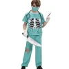 WIDMANN Déguisement Chirurgien Tueur (chemise Avec Buste Avec Os, Pantalon, Masque) -Halloween Soldes Boutique deguisement chirurgien tueur chemise avec buste avec os pantalon masque