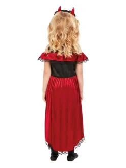 Smiffys Déguisement De Diable Rouge Pour Fille (robe Et Serre-tête) -Halloween Soldes Boutique deguisement de diable rouge pour fille robe et serre tete 2