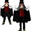 WIDMANN Déguisement De Vampire Garçon (chemise Avec Veste Et Jabot, Cape Avec Col) -Halloween Soldes Boutique deguisement de vampire garcon chemise avec veste et jabot cape avec col