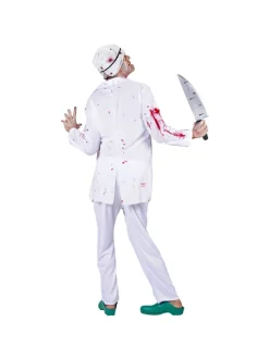 WIDMANN Déguisement Docteur Zombie (blouse De Labo Avec Boyaux, Coiffe) -Halloween Soldes Boutique deguisement docteur zombie blouse de labo avec boyaux coiffe 3