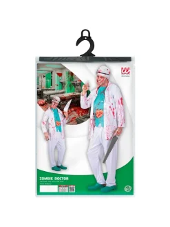 WIDMANN Déguisement Docteur Zombie (blouse De Labo Avec Boyaux, Coiffe) -Halloween Soldes Boutique deguisement docteur zombie blouse de labo avec boyaux coiffe 4