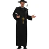 WIDMANN Déguisement Prêtre Homme (soutane, Collier Avec Croix) -Halloween Soldes Boutique deguisement pretre homme soutane collier avec croix