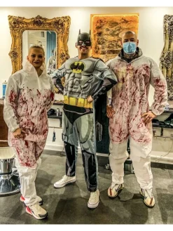 Smiffys Déguisement Scientifique Sanguinaire Adulte (combinaison, Lunette) -Halloween Soldes Boutique deguisement scientifique sanguinaire adulte combinaison lunette 2