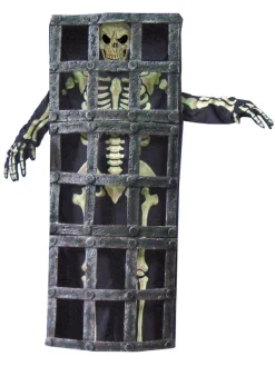 Déguisement Squelette Dans Un Cage Pour Adulte