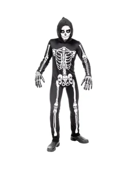 WIDMANN Déguisement Squelette Enfant (combinaison à Capuche)