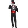 Smiffys Déguisement Squelette Jour De La Mort Homme (veste Avec Fausse Chemise, Chapeau, Gants) -Halloween Soldes Boutique deguisement squelette jour de la mort homme veste avec fausse chemise chapeau gants