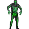 WIDMANN Déguisement Squelette Neon Homme (tenue, Gants, Masque) -Halloween Soldes Boutique deguisement squelette neon homme tenue gants masque