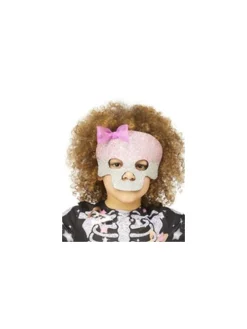 Smiffys Déguisement Squelette Scintillant Fille Avec Masque -Halloween Soldes Boutique deguisement squelette scintillant fille avec masque 1