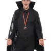 Smiffys Déguisement Vampire Cape Noire Homme (cape Pvc) -Halloween Soldes Boutique deguisement vampire cape noire homme cape pvc