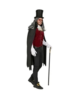 WIDMANN Déguisement Vampire Homme Bordeaux Et Noir -Halloween Soldes Boutique deguisement vampire homme bordeaux et noir 1