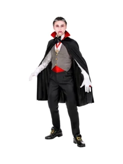 WIDMANN Déguisement Vampire Homme (gilet, Ceinture, Noeud Papillon, Collier Avec Médaillon, Gants, Cape) 7 WIDMANN Déguisement Vampire Homme (gilet, Ceinture, Noeud Papillon, Collier Avec Médaillon, Gants, Cape) -Halloween Soldes Boutique deguisement vampire homme gilet ceinture noeud papillon collier avec medaillon gants cape 2