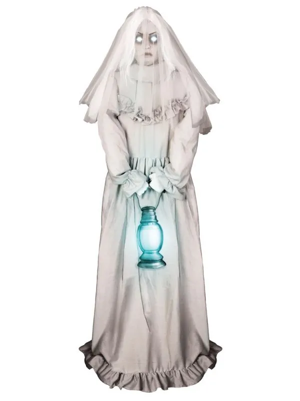 Fantôme De La Dame Blanche Animé Pour Halloween 3 Fantôme De La Dame Blanche Animé Pour Halloween