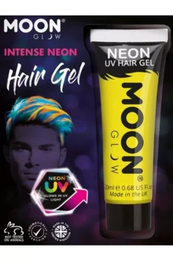 Smiffys Gel UV Néon Jaune Intense – Moon Glow
