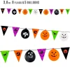 WIDMANN Guirlande Halloween - 3,6 M (8 Drapeaux + 5 Ballons) -Halloween Soldes Boutique guirlande halloween 36 m 8 drapeaux 5 ballons